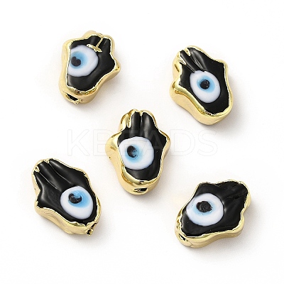 Handmade Evil Eye Lampwork Beads LAMP-F026-03D-1