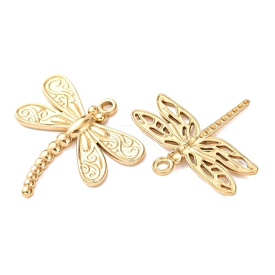 5Pcs 304 Stainless Steel Pendants STAS-P432-12G-1