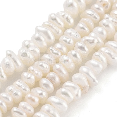 Natural Keshi Pearl Cultured Freshwater Pearl Beads Strands PEAR-C003-31C-1