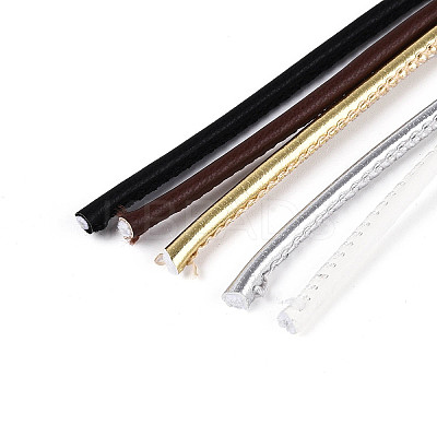 5M 5 Colors Round PU Leather Cord LC-N006-02A-1