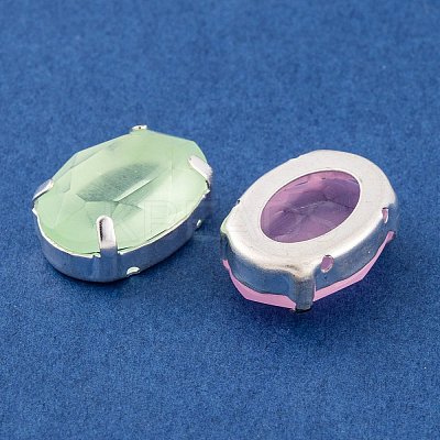 Oval Sew on Rhinestone GLAA-K069-06B-S-1