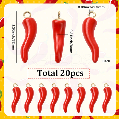 Alloy Enamel Pendants FIND-SC0018-15B-1