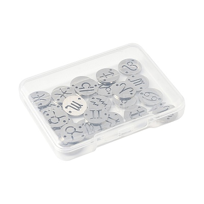 24Pcs 12 Styles 201 Stainless Steel Links/Connectors STAS-FS0001-98-1