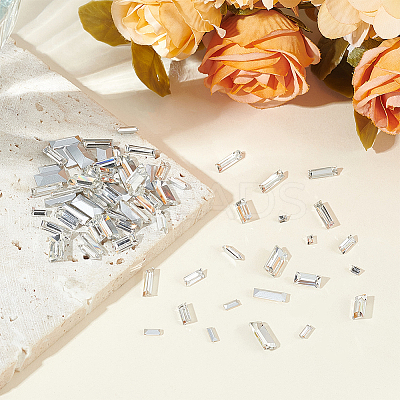 180Pcs 6 Style Glass Rhinestone Cabochons GLAA-FG0001-13-1