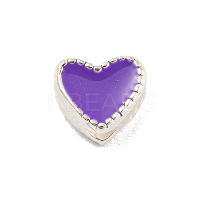 Heart Shape Silver 925 Sterling Silver Beads LS-STER-A031-02E-1