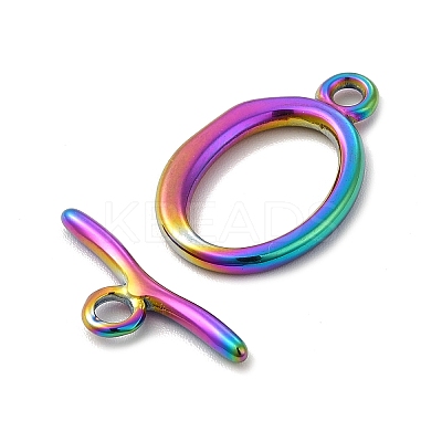 Ion Plating(IP) 304 Stainless Steel Toggle Clasps STAS-F290-05MC-1