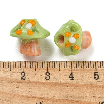 Handmade Bumpy Lampwork Beads LAMP-S067-01E-1