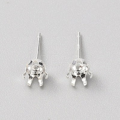 925 Sterling Silver Earrings Findings LS-FIND-WH0152-680C-1