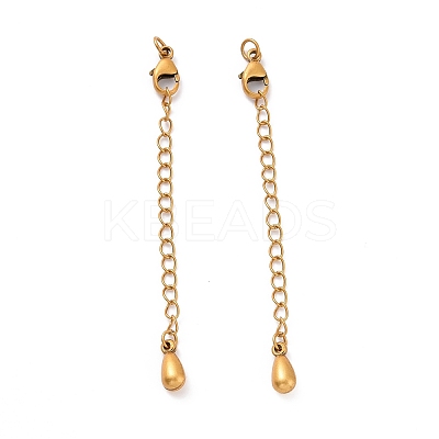 925 Sterling Silver Chain Extenders STER-D036-40AG-1