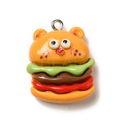 Resin Pendants RESI-A038-02C-1