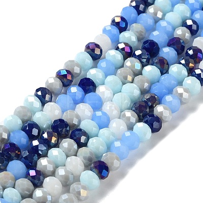 Glass Beads Strands EGLA-A034-M8mm-40-1