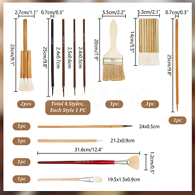 Ceramic Glaze Brush TOOL-PH0001-76-1