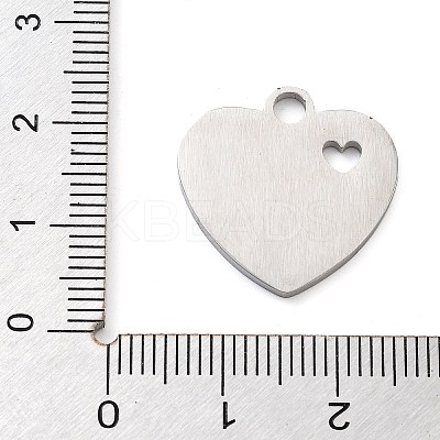 Anti-Tarnish 304 Stainless Steel Pendants STAS-M076-01P-1