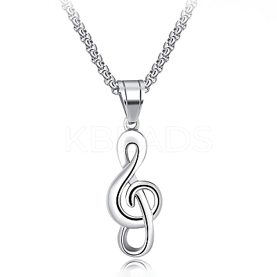 Non-Tarnish Stainless Steel Pendant Necklace LS-PW-WG43975-01-1