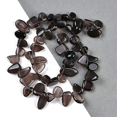 Natural Ice Obsidian Nuggets Beads Strands G-B125-A02-01-1