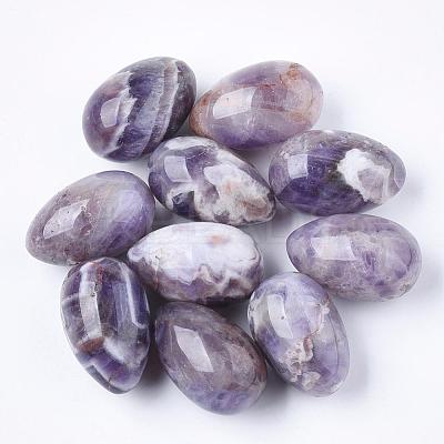 Natural Amethyst Gemstone Egg Stone G-S220-16-1