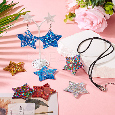 DIY Dangle Earring Making Kit DIY-TA0006-55A-1