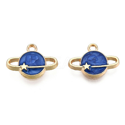 Alloy Enamel Pendants ENAM-T009-66B-RS-1