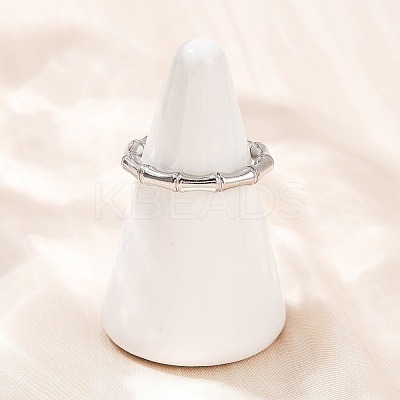 304 Stainless Steel Cuff Rings for Women RJEW-G361-01P-1