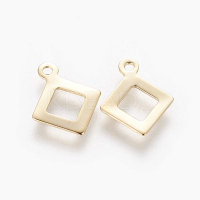 304 Stainless Steel Charms STAS-L233-027G-1