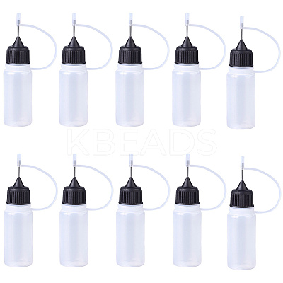 10Pcs Polyethylene(PE) Needle Applicator Tip Bottles TOOL-GF0003-52B-1