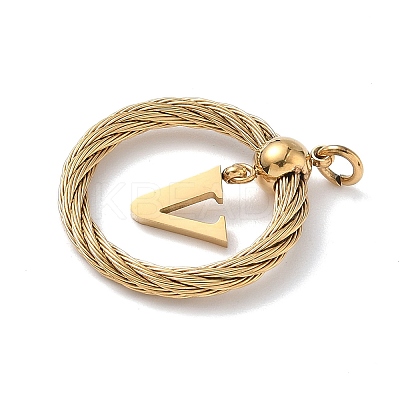 304 Stainless Steel Pendants STAS-D154-01V-G-1