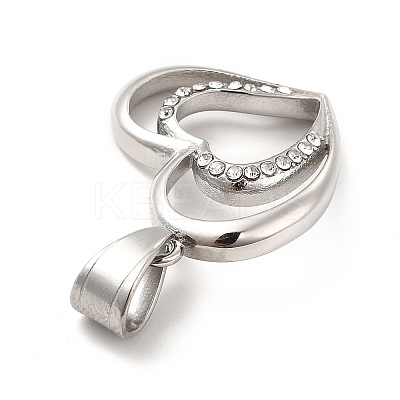 304 Stainless Steel Pendants STAS-K243-15P-1