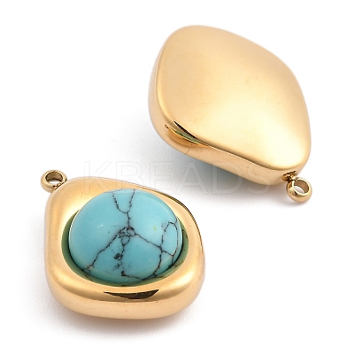 Synthetic Turquoise Pendants STAS-L022-487G-03-1
