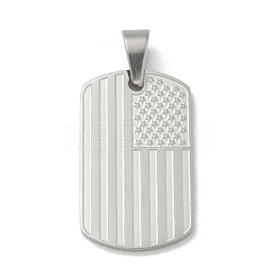 Anti-Tarnish 304 Stainless Steel Pendants STAS-G346-19P-1