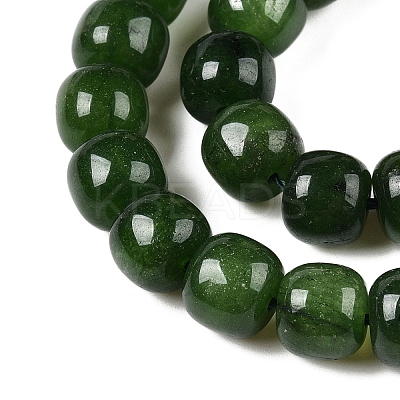 Dyed Natural White Jade Beads Strands G-T138-S06-1