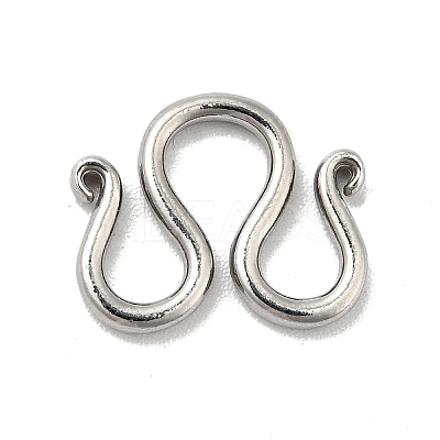 Non-Tarnish 304 Stainless Steel Clasps LS-STAS-C056-14P-1