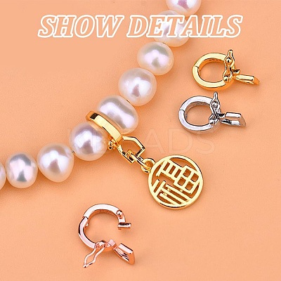2Pcs 2 Colors 925 Sterling Silver Twister Clasp STER-GO0001-32-1