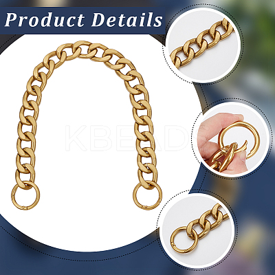 Aluminum Twisted Chain Purse Strap Extenders FIND-WH20015-040-1