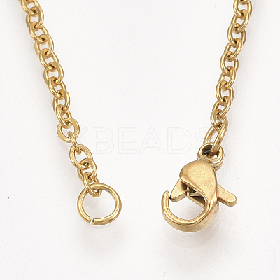 201 Stainless Steel Pendant Necklaces NJEW-T009-JN104-2-40-1