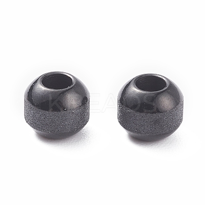 Textured 304 Stainless Steel Beads Ion Plating(IP) STAS-P306-01C-EB-1