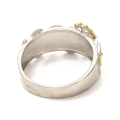 Geometry with Gear Finger Ring for Men Women LS-RJEW-O047-04ASG-1