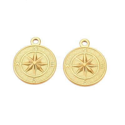Ion Plating(IP) 304 Stainless Steel Pendants STAS-T063-187G-1
