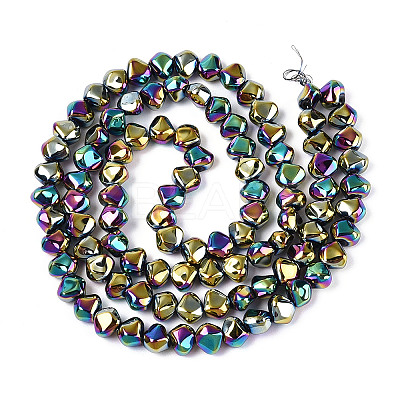 Electroplate Glass Beads Strands EGLA-N017-05A-B01-1