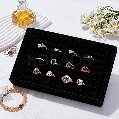 Velvet Ring Organizer Display Trays ODIS-SP0002-20A-1