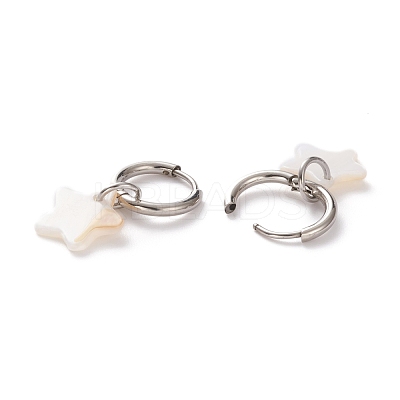 304 Stainless Steel Huggie Hoop Earrings EJEW-JE04403-02-1