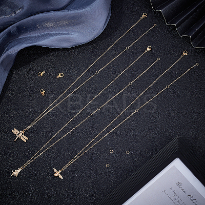 DIY 304 Stainless Steel Necklace Making Kits DIY-UN0002-23-1