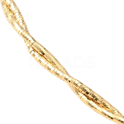 Brass Chain Necklaces NJEW-F313-04G-1