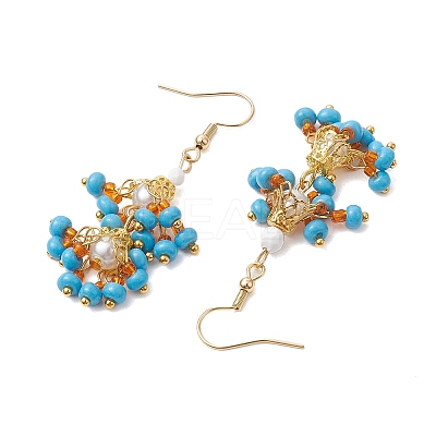 304 Stainless Steel Dangle Earrings EJEW-MZ00130-02-1