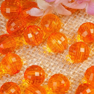 Transparent Acrylic Beads TACR-NH0001-H-07-1