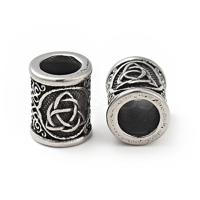 Viking Rune 304 Stainless Steel Beads STAS-E164-01AS-1
