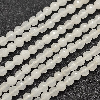 Natural Malaysia Jade Bead Strands G-A147-8mm-A04-1
