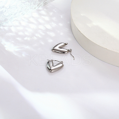 304 Stainless Steel Hoop Earring for Women UL6246-02-1