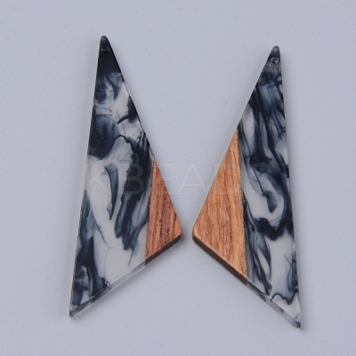 Resin & Walnut Wood Pendants X-RESI-R428-04-1