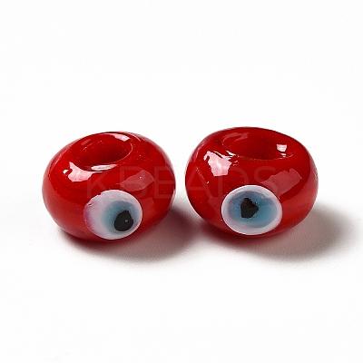 Handmade Evil Eye Lampwork Beads LAMP-A153-08-01-1