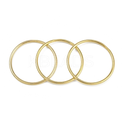 3Pcs Vacuum Plating PVD Vacuum Plating 201 Stainless Steel Bangles Sets for Women BJEW-F476-05G-1